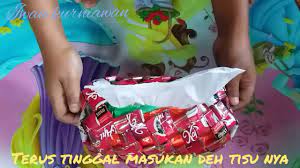 Tempat tisu dari plastik bekas. Cara Membuat Kotak Tisu Dari Bekas Bungkus Kopi Youtube