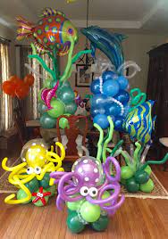 The good news is that it is super cheap and easy to make, making it perfect for your under the sea theme party. Under The Sea Balloons Underwater Birthday Ocean Birthday Party Sea Party Ideas