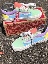 Cotton Candy Vans Shoes Sock Shoes Vans