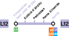 La línea 12 del metro es unproyecto impulsado por el jefe de gobierno del distrito federal, marcelo ebrad casaubón en el año 2008, y por enrique horcasitas quien es el encargado gubernamental de. Linea 12 Del Metro De Barcelona Wikipedia La Enciclopedia Libre