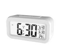 Foska Large Screen Time Display LED Plastic Electronic Alarm Clock