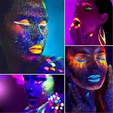 See more ideas about glow in the dark, glow, neon makeup. Buy 24 Colors Eyeshadow Palette Glow In The Dark Neon Luminous Matte Glitter Eye Shadows Uv Glow Blacklight Fluorescent Halloween Makeup Palette At Affordable Prices Free Shipping Real Reviews With Photos Joom