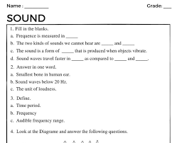 Through the use of common items, they will investigate the difference between longitudinal and transverse waves. Sound Of Class 8 Worksheet Printable Witknowlearn