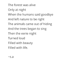 Living Free Verse Poems Day For Night Poems