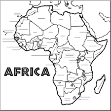 Check spelling or type a new query. Clip Art Africa Map B W Unlabeled I Abcteach Com Abcteach