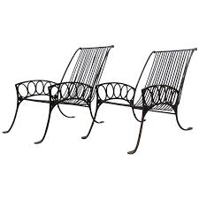 French Art Deco Iron Chairs Art Chair Wrought Iron Chairs Outdoor Furniture Chairs