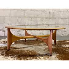 Mid Century Modern Walnut Glass Coffee Table By Lane Furniture In 2020 Mid Century Modern Coffee Table Lane Furniture Mid Century Furniture Legs