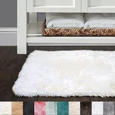 Jetzt zuschlagen & online bestellen! Sweet Home Collection Faux Fur Bath Rug Available In 10 Colors And 3 Sizes Overstock 18535208