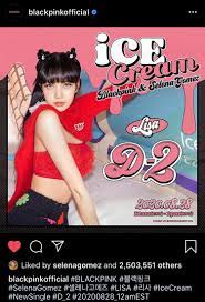 Lookin' good enough to eat. Lisa De Blackpink Muestra Su Encanto En Una Imagen Para Ice Cream