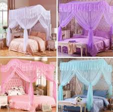 Check spelling or type a new query. Arched 4 Corners Post Bed Curtain Canopy Mosquito Net Square Princess Fly Screen Indoor Outdoor Not Include Bed Frame Wish