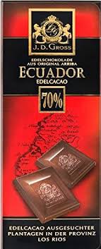 J D Gross Fine Dark Chocolate Arriba Superieur 81 4 X 125g German Product Buy Online In India At Desertcart In Productid 52917284