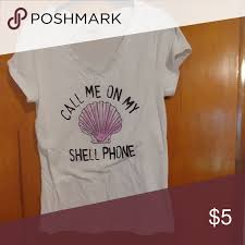 Call Me On My Shell Phone T Shirt T Shirt Clothes Design Shirts