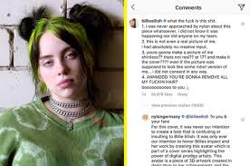 To view this video please enable javascript, and consider. Billie Eilish Called Out A Magazine For Using A Shirtless Illustration Of Her Without Consent