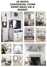 18 Rustic Farmhouse Living Room Ideas On A Budget With Images Farm House Living Room Wall Decor Living Room Living Room Decor On A Budget