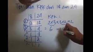 Tentukan kpk dari 36 dan 54. Belajaar Matematika Cara Menghitung Kpk Dengan Tabel Youtube
