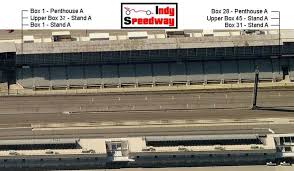 A Stand Seating Chart Indy Speedway