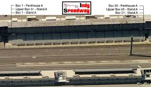 a stand seating chart indy speedway