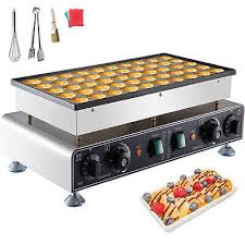 1) 1 year warranty provided by manufacturer. Nonstick Electric 50pcs Poffertjes Mini Dutch Pancake Baker Maker Iron Machine Ebay