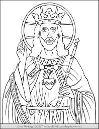 Christ The King Coloring Page Catholic Coloring Christ The King Jesus Coloring Pages