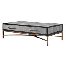 A stunning side table available in two finishes. Westminster Kyoto Oak Shagreen 2 Drawer Coffee Table Furniture From Cp Lighting Interiors Uk