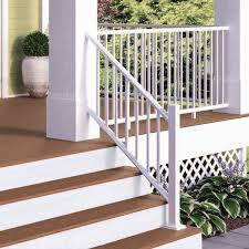 Choose from aluminum pickets, glass panels or mix both for a unique custom look. Alx Classic Complete Stair Railing Kit By Deckorators Decksdirect