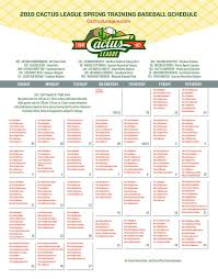 The 2020 cactus league schedule is out, and there are many night games. Cactus League The 2018 Cactus League Schedule Is Out In Facebook