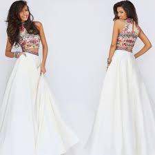 Two Piece Sherri Hill Dress With Embroidered Top Dresses Prom Dresses Pretty Dresses