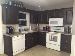 Gel stain kitchen cabinets grey. General Finishes Gel Stain Kitchen Cabinet Makeover