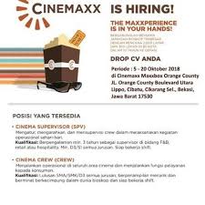 Check spelling or type a new query. Lowongan Kerja Fresh Graduate Sma Smk Sederajat Cinemaxx Ruangankerja
