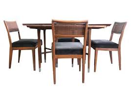 See more ideas about cane back chairs, dining room decor, dining room design. 4 Cane Back Dining Chairs Mid Century Oval Table