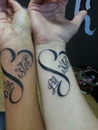 She is your best friend. 25 Splendid Sister Tattoos On Wrist