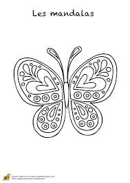 Mandalas Faciles Google Search Coloriage Mandala Mandala Papillon Coloriage Papillon