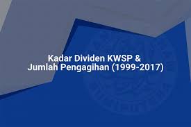 Dividen kwsp telah pun diumumkan sebanyak 5.45% (konvensional) dan 5% (shariah). Dividen Kwsp Simpanan Syariah 6 4 Manakala Konvensional Sikit Lagi 7 Majalah Labur