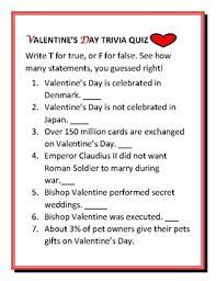 Whether you're playing in groups or by yourself, the trivia game is so fun and easy to play! Valentine S Day Trivia Quiz W Answer Key By House Of Knowledge And Kindness