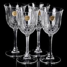 4 Weinglaser Capri Crystal Concerto 24 Bleikristall Glaser Kristallglaser Italy Weinglas Kristallglas Kristalle