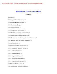 Pdf Petre Morar Noi Nu Sintem Latini Latinii Sint Noi Alex Imreh Academia Edu