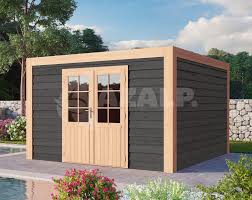 Unsere metallgartenhäuser von woffl finnhaus. Woodacademy Emerald Excellent Nero Gartenhaus 500x400 Cm Kaufen Bei Azalp De