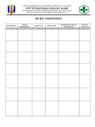Ini dia format terbaru dari contoh format buku ekspedisi sekolah. Buku Ekspedisi
