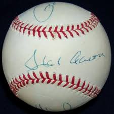 Hank aaron 2012 topps five star retired auto autograph rainbow braves #pw 25/25. Hank Aaron Nolan Ryan Pete Rose Signed Autographed King