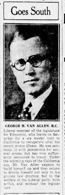 George Harold Van Allen (1890-1937)