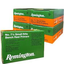7 1/2 Bench Rest Small Rifle Primer 5000 Count Case by Remington