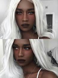 Black And White Hairstyles For Girls Melvnin White Hair Hair Styles Hair