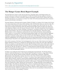 Back in september, i wrote a review of the film version of, the hunger a movie best remembered for a love scene between a vampy catherine deneuve, and a fetching susan sarandon. The Hunger Games Book Report Free Essay Example Papersowl Com