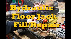 How To: Completely Repair/Revive A Hydraulic Floor Jack - Youtube