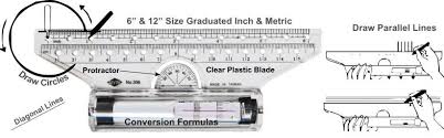 Alvin Rolling Parallel Ruler Tool To Draws Lines Angles Circles Drafting Tools Ruler Drafting Drawing