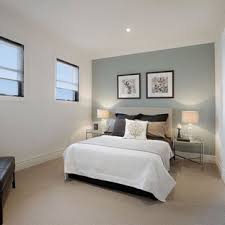 Unless you're furnishing your bedroom from scratch, it's a good idea to consider the. Blue Feature Wall Houzz