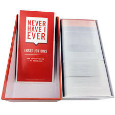 Never have i ever, also known as i've never. or ten fingers, is a drinking game in which players take turns asking other players about things they have not done. Buy Party Game Card Game For Friends Together Never Have I Ever More Players Better At Affordable Prices Free Shipping Real Reviews With Photos Joom