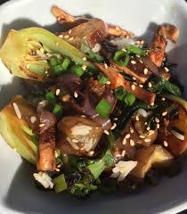 Feedmecolor Making Food Exchanges Easy Stuffed Mushrooms Bok Choy Recipes Vegan Ginger Recipes