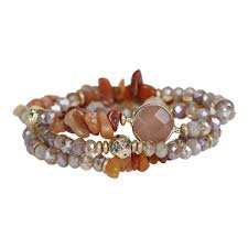 Bracelet Barbara, Peach