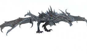 Alduin Dragon 3d Model Obj C4d 3d Model Model Dragon